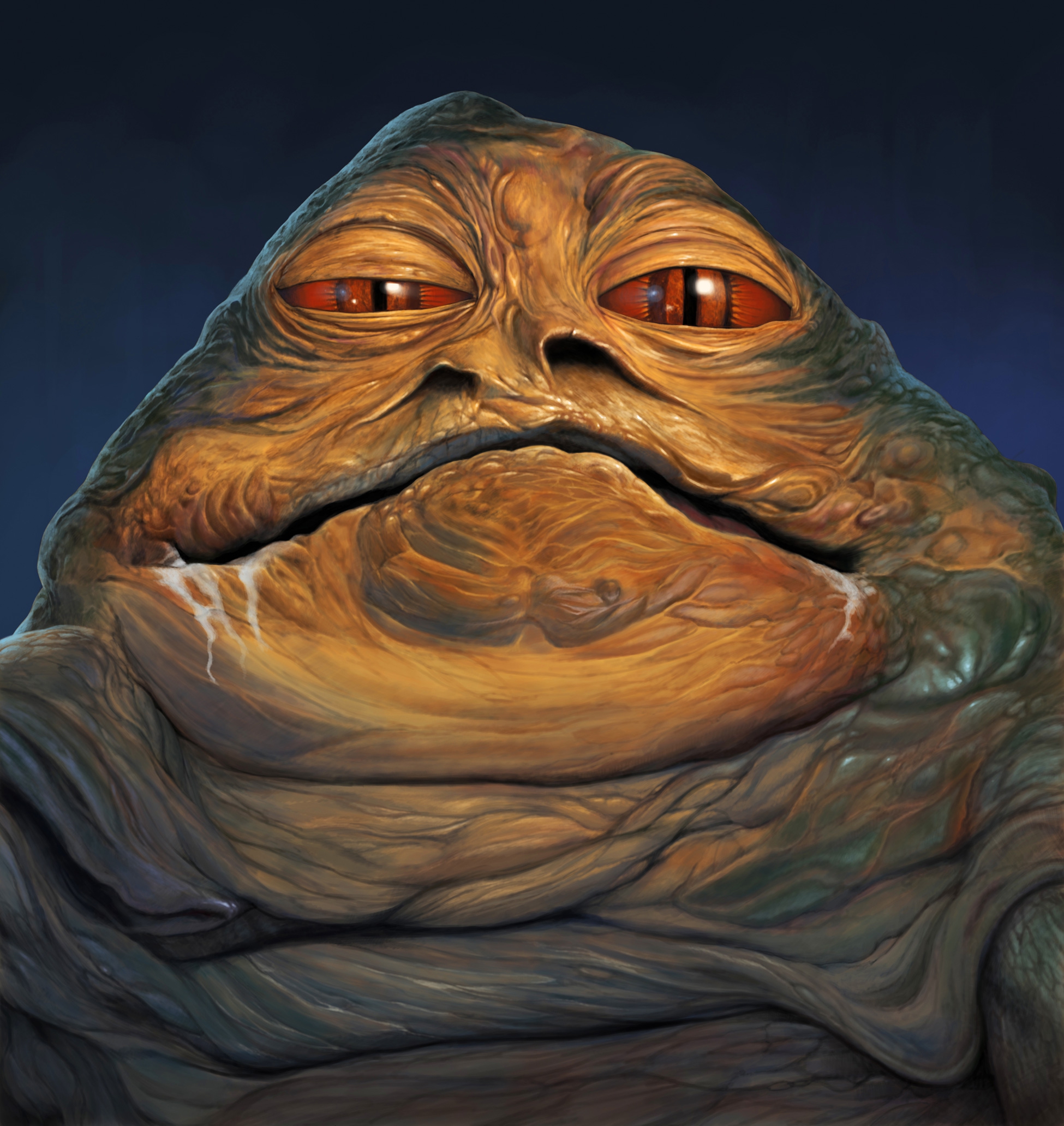 Jabba the Hutt Portrait.