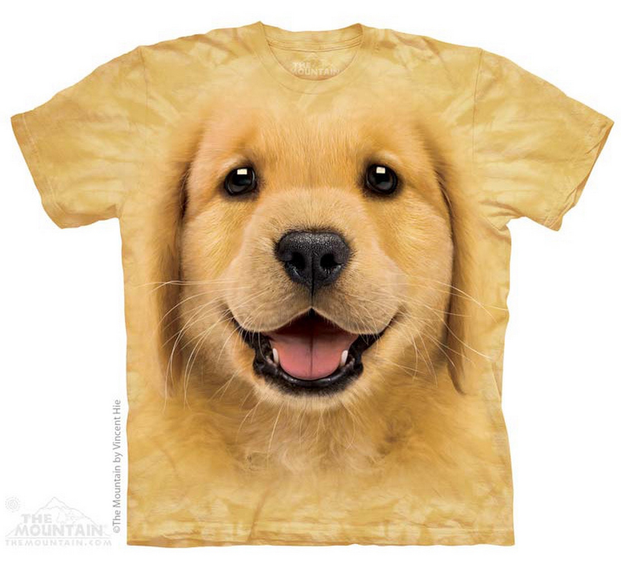 The Mountain Golden Retriever Puppy Big Face ®