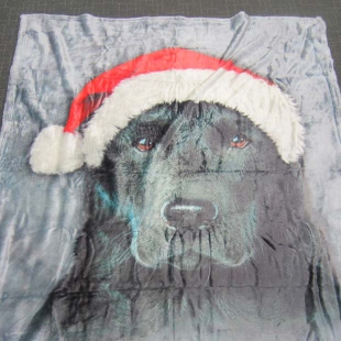 Just Funky Black Lab Santa